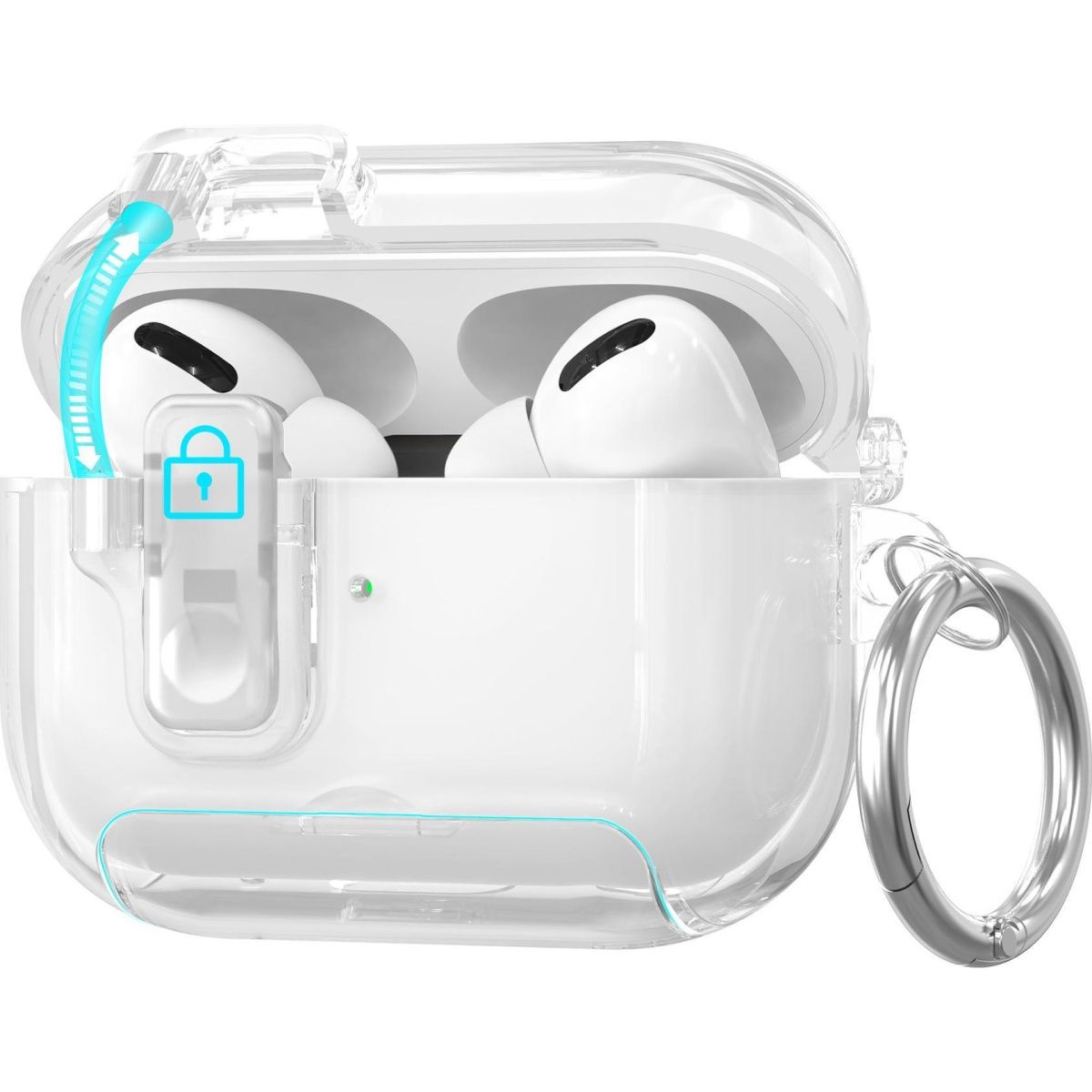 Чохол AhaStyle Easy Switch Button для Apple AirPods Pro 3 Clear (CP-WG191-CR)