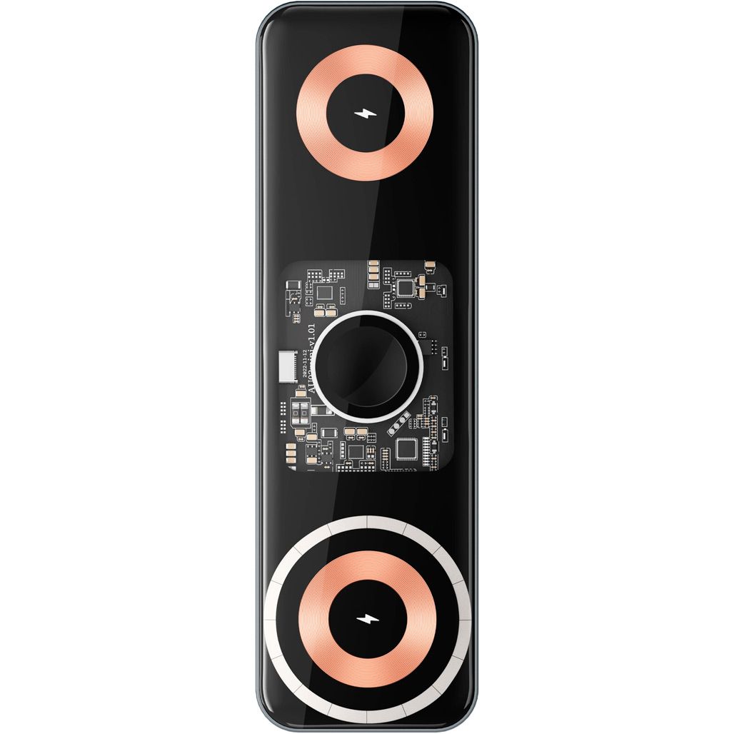 

Беспроводное зарядное устройство WiWU Wi-W010 Matrix Wireless Charger 3in1 15W with MagSafe Black