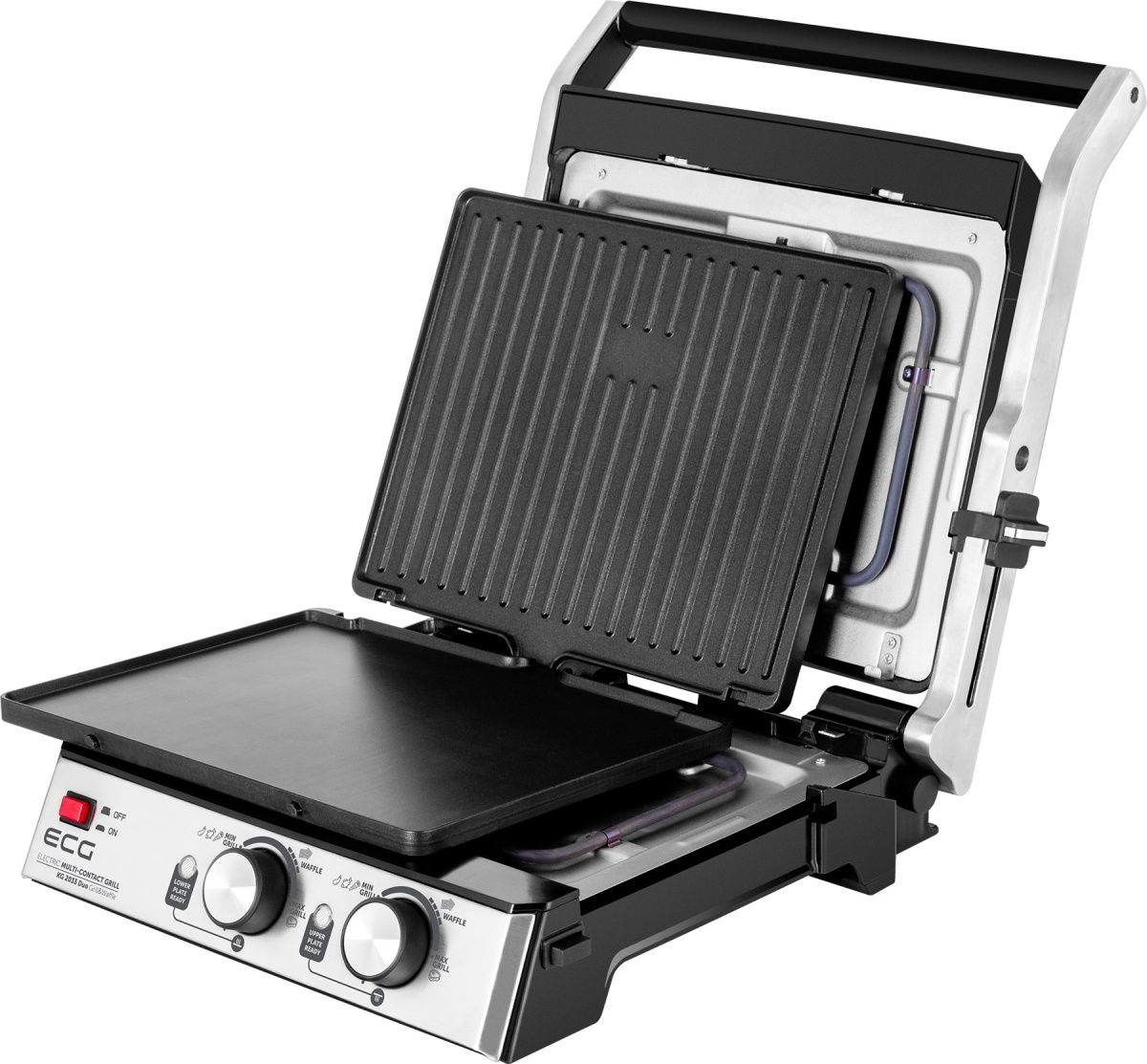 Электрогриль ECG KG 2033 Duo Grill & Waffle [80335] 
