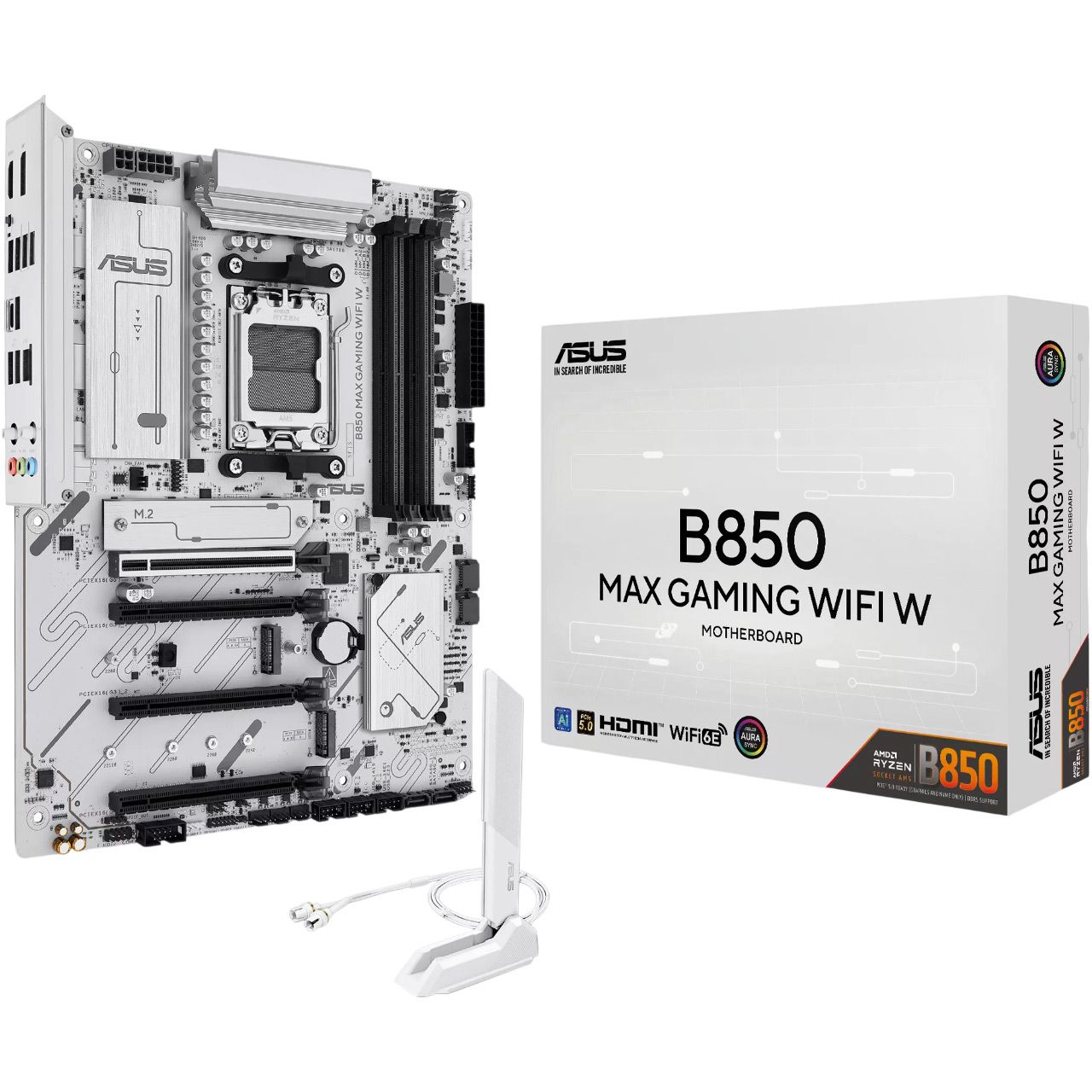 

Материнская плата Asus B850 MAX Gaming Wi-Fi White (90MB1M10-M0EAY0) EU