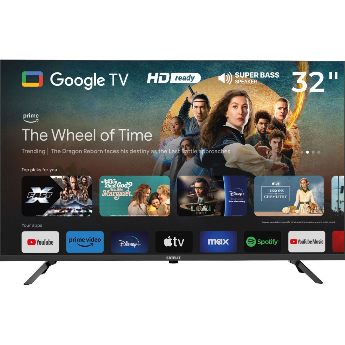 

Телевізор Satelit H9500GS 32" LED HD (32H9500GS)