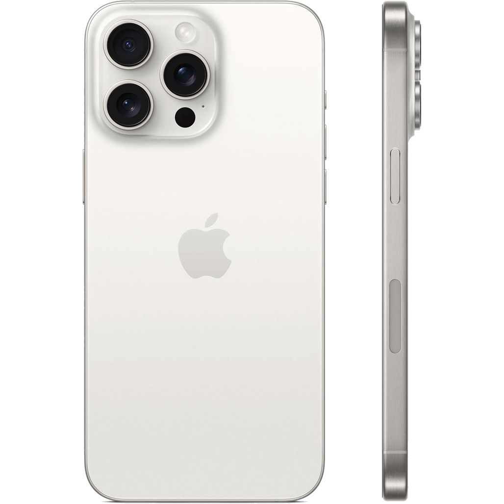 Смартфон Apple iPhone 15 Pro Max 1TB White Titanium (MU7H3)