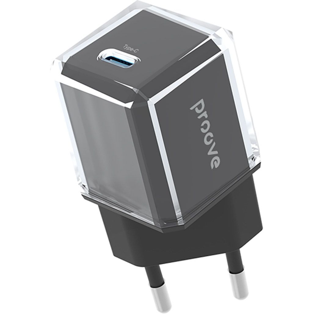 

Сетевое зарядное устройство Proove Pure GaN 30W USB-C Black (WCPU30012201)