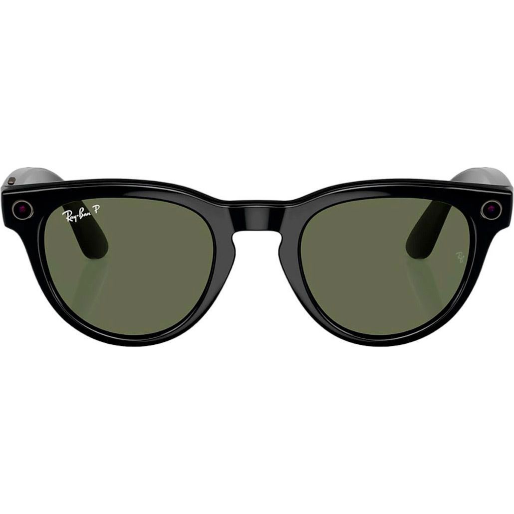 

Смарт-очки Ray-Ban Meta Headliner Gen 2 Low Bridge Fit Standard Shiny Black Frame/G-15 Green Lenses (RW4013F 601/71 51-23)