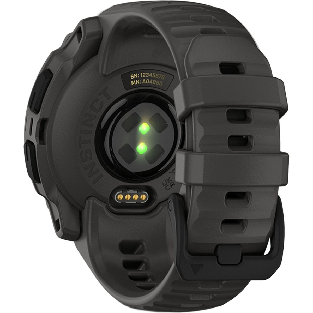 Смарт-годинник Garmin Instinct E 40mm Black with Charcoal Band (010-02932-00)