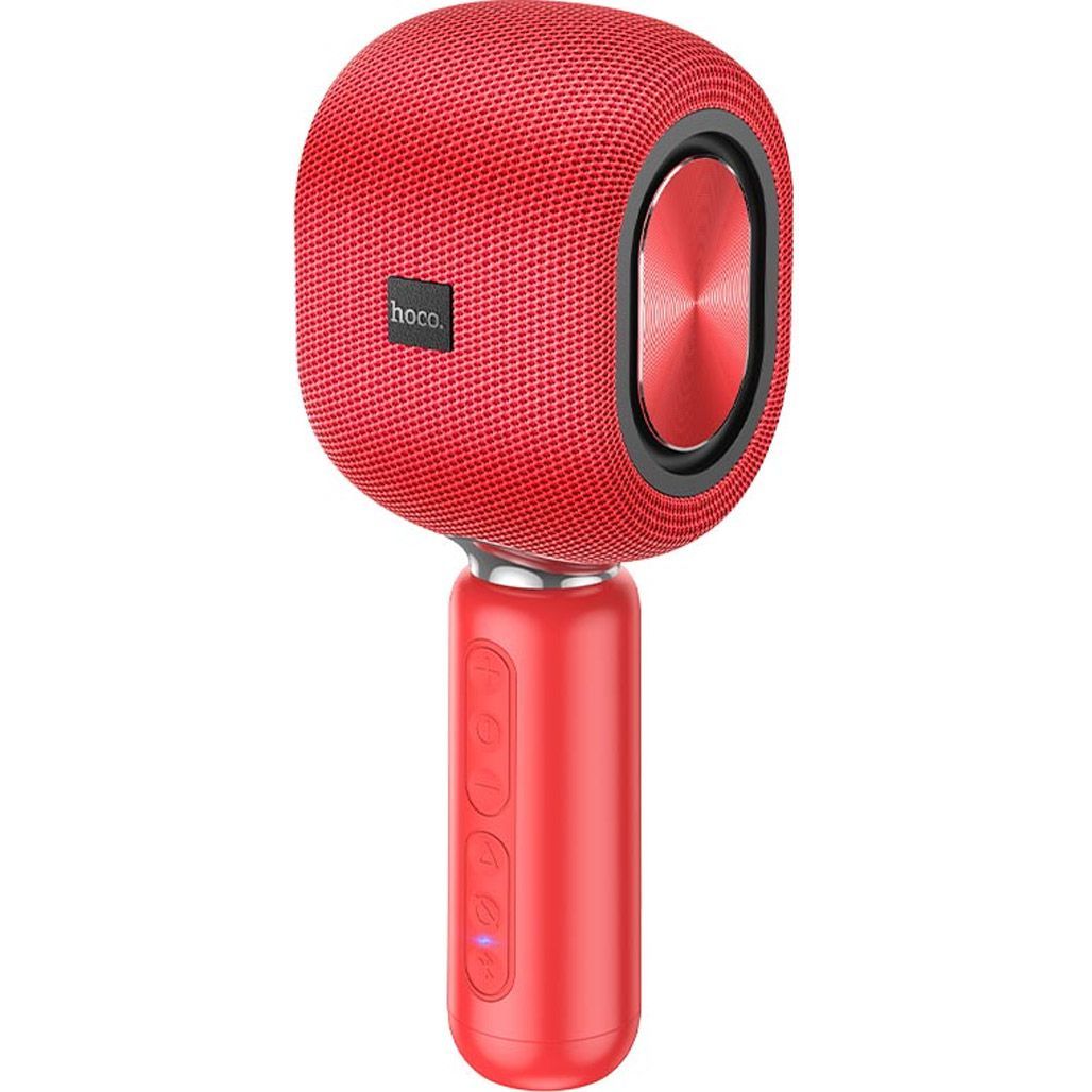 

Микрофон с караоке Hoco BK8 Cool Hi K-Song Red (759559)