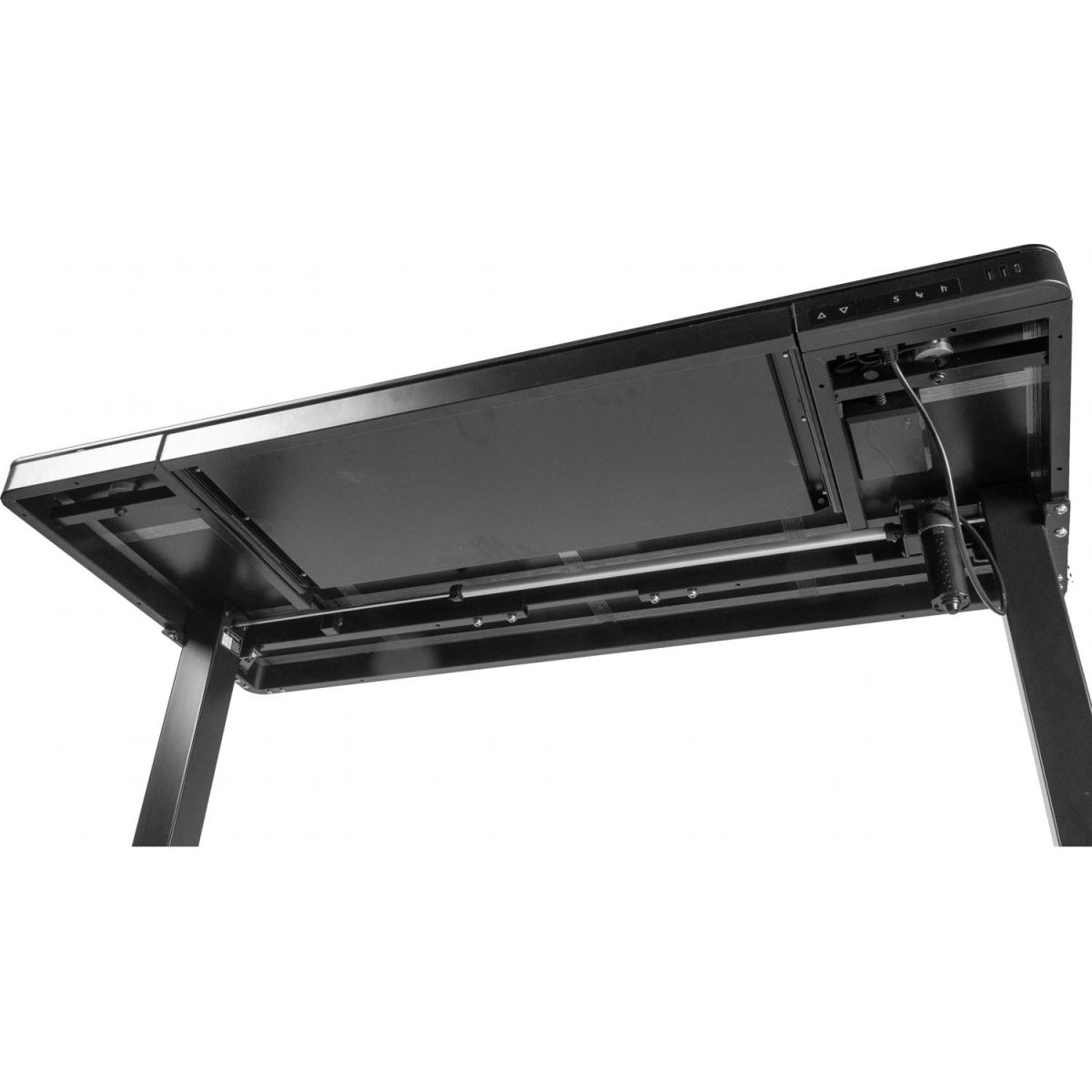 Комп`ютерний ігровий стіл Barsky StandUp black glass 1200x600 (BST-11)