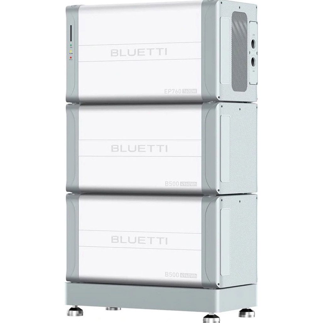 

Гибридный солнечный инвертор Bluetti EP760 7600W + АКБ 2 x Home Battery Backup B500 4960Wh