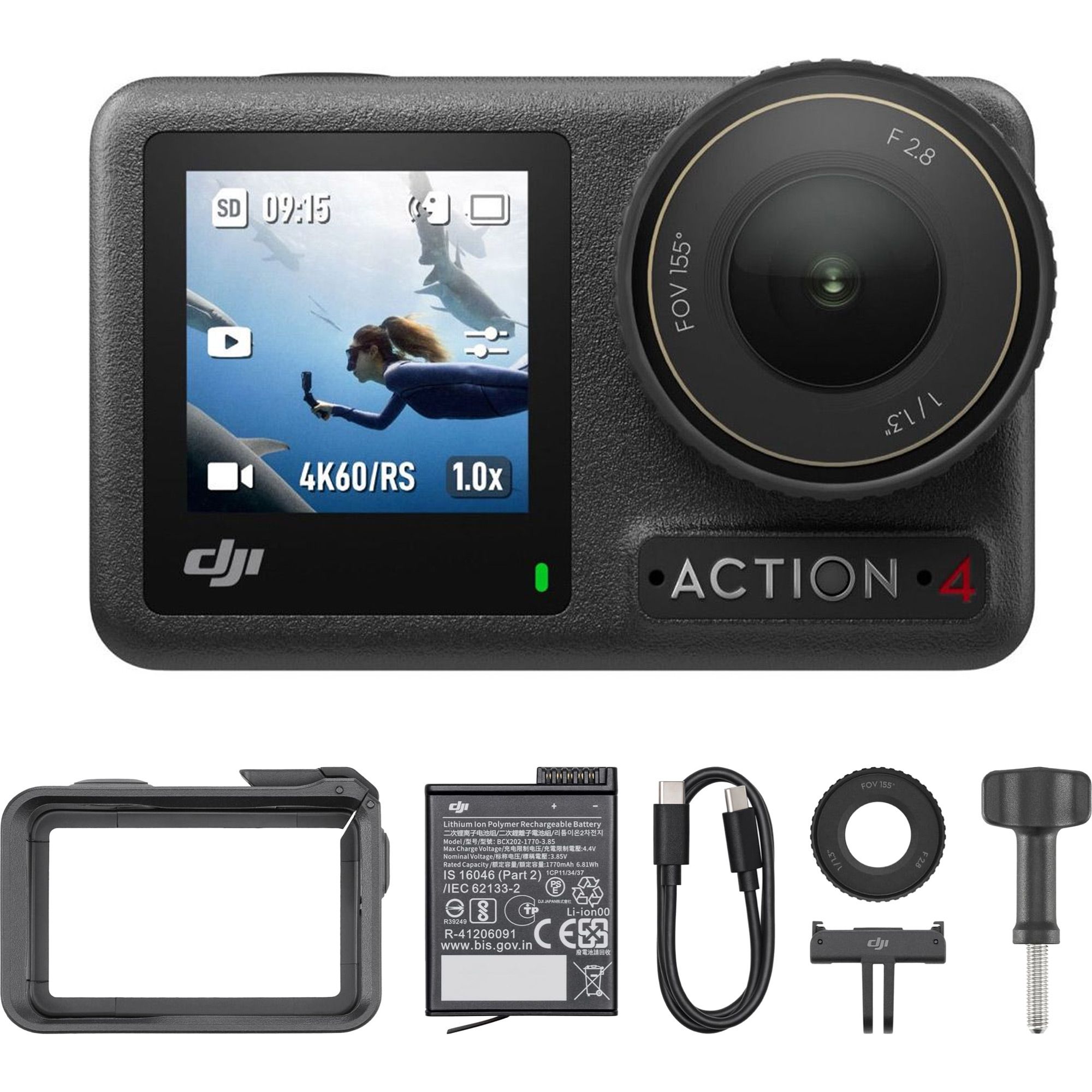 

Экшн-камера DJI Osmo Action 4 Essential Combo EU