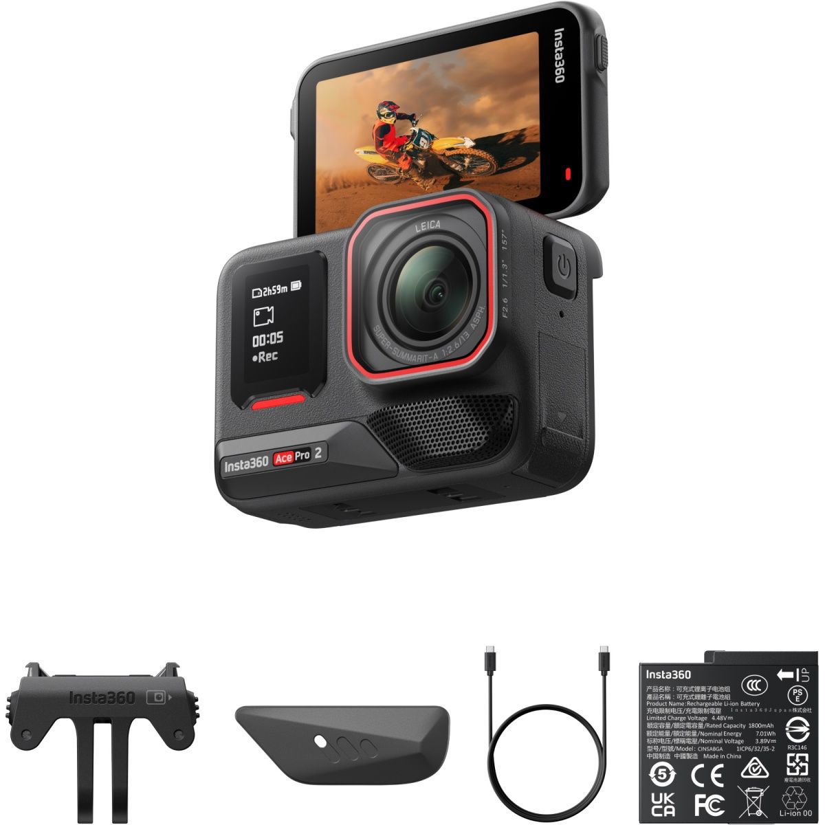 Екшн-камера Insta360 Ace Pro 2 (CINSBBGA)