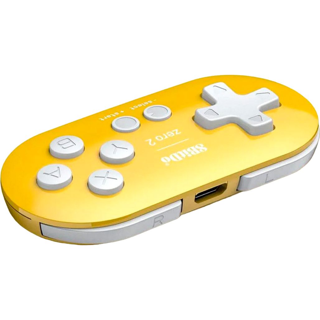 Геймпад 8BitDo Zero 2 Bluetooth Gamepad Yellow (80EH)