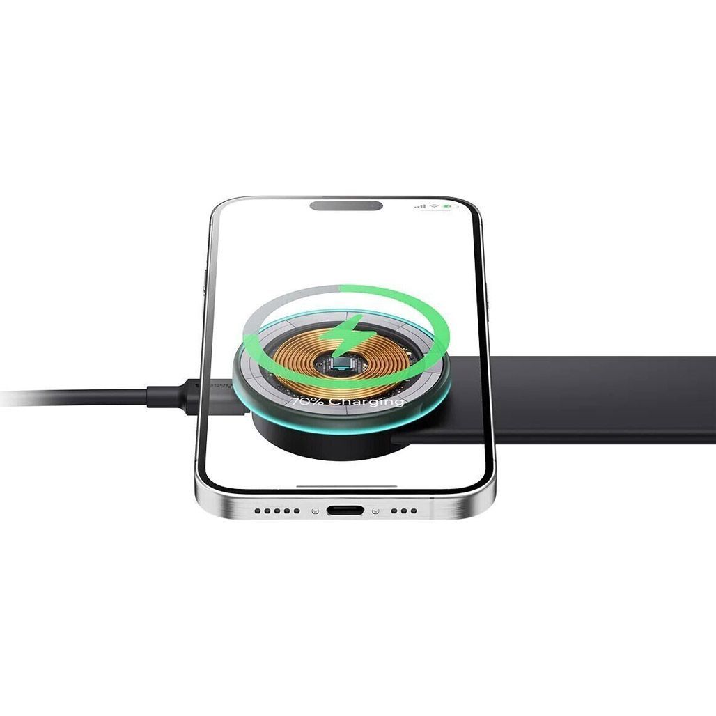 Автотримач із бездротовою зарядкою Baseus C02 Pro Series Black (C40156000111-00)