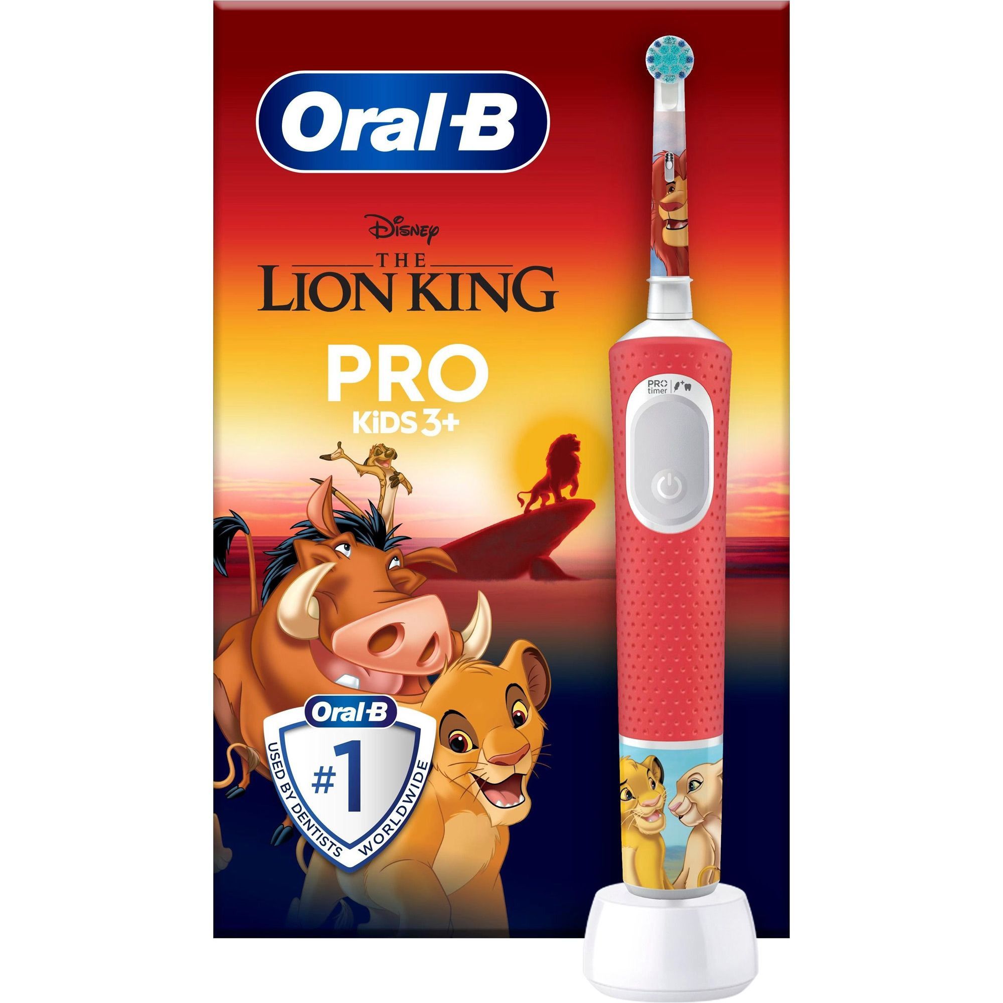 

Электрическая зубная щетка Oral-B D103.413.2KX Vitality Pro Kids The Lion King