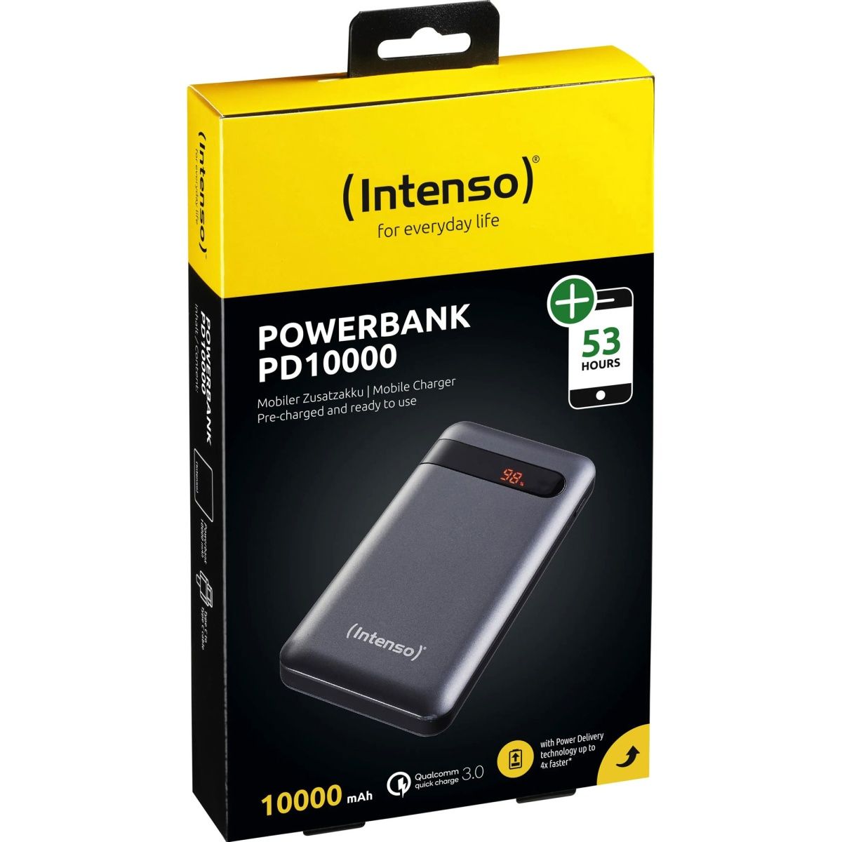 Зовнішній акумулятор Intenso PD10000 10000mAh 20W Anthracite (7332330)