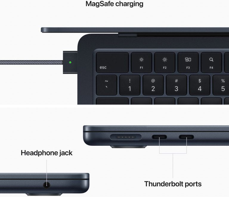 Ноутбук Apple MacBook Air 13`` M2 Midnight 2022 (Z1610005J)