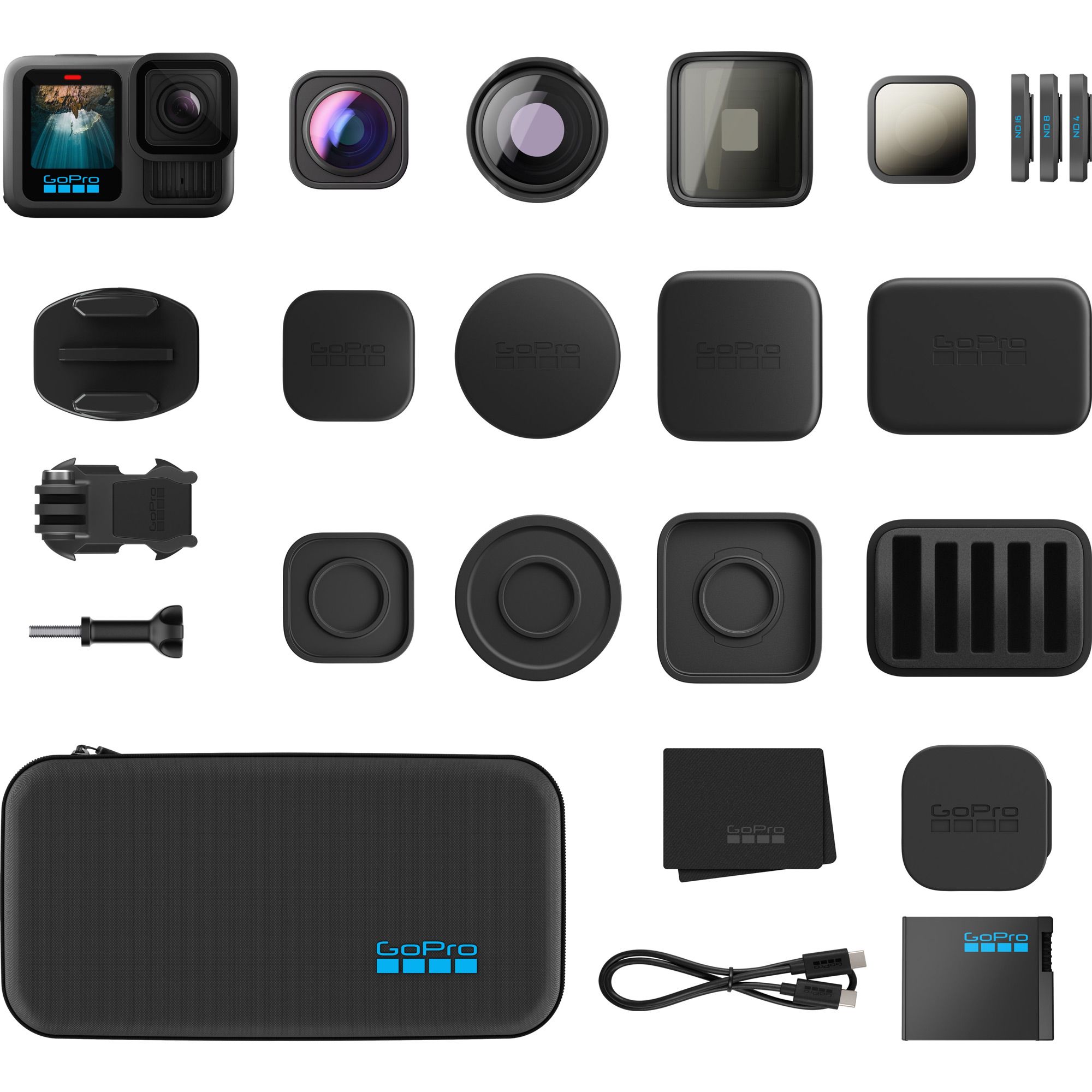 

Экшн-камера GoPro HERO13 Black + Full HB Lens Mod Collection (CHDRB-132-RW)