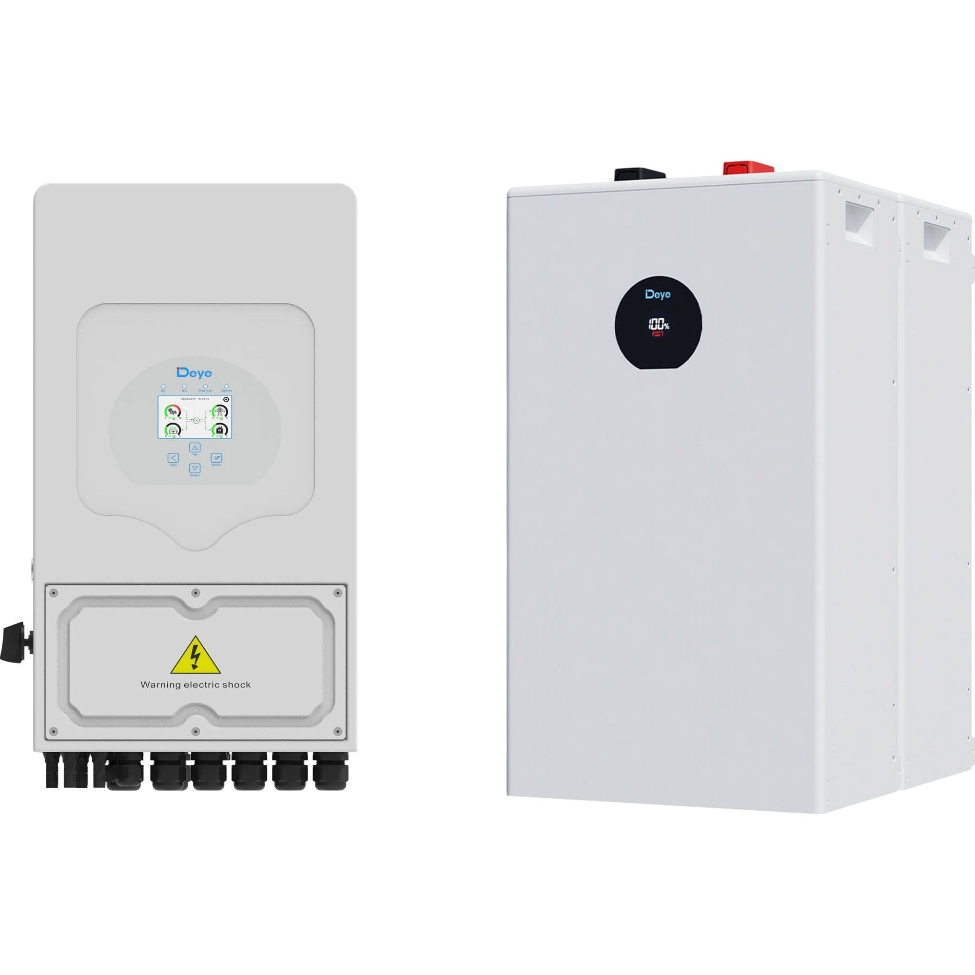 

Система хранения энергии Deye SUN-5K-SG05 5kW + 2 АКБ SE-F16-С 32.1kWh (51.2V/314Ah/16076Wh)