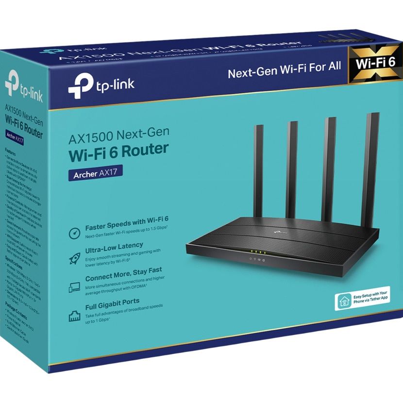 Маршрутизатор (роутер) TP-Link Archer AX17