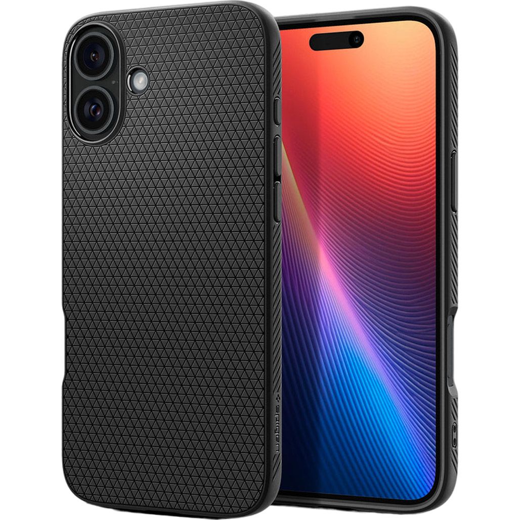 Чохол Spigen Liquid Air для Apple iPhone 16 Matte Black (ACS08194)