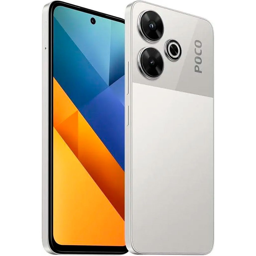 Смартфон Poco M6 6/128GB Silver LTE Global EU