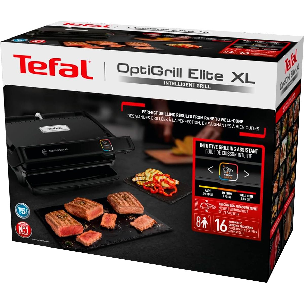 Електрогриль Tefal OptiGrill Elite XL (GC760812)