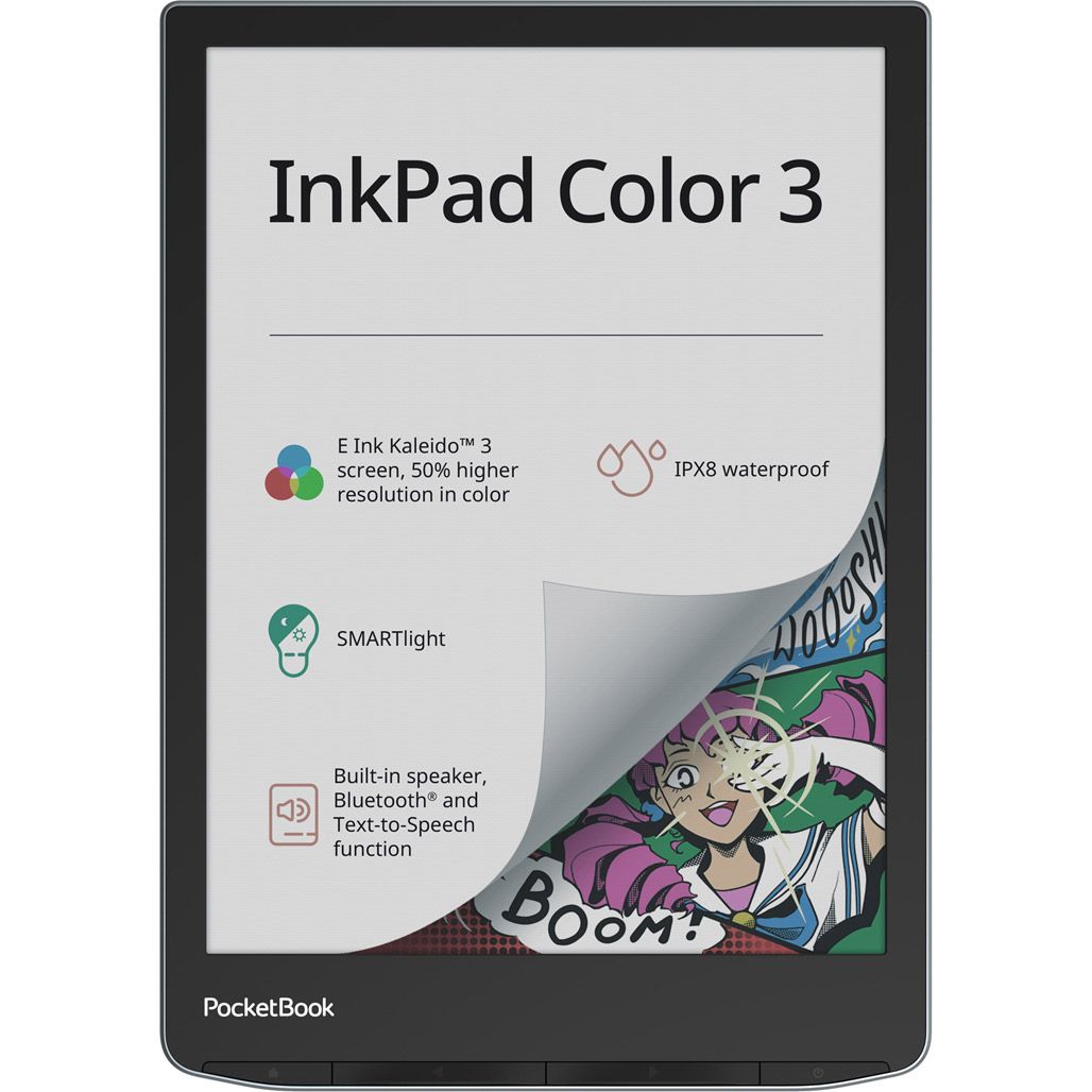 

Электронная книга PocketBook 743K InkPad Color 3 Stormy Sea (PB743K3-1-CIS, PB743K3-1-WW)