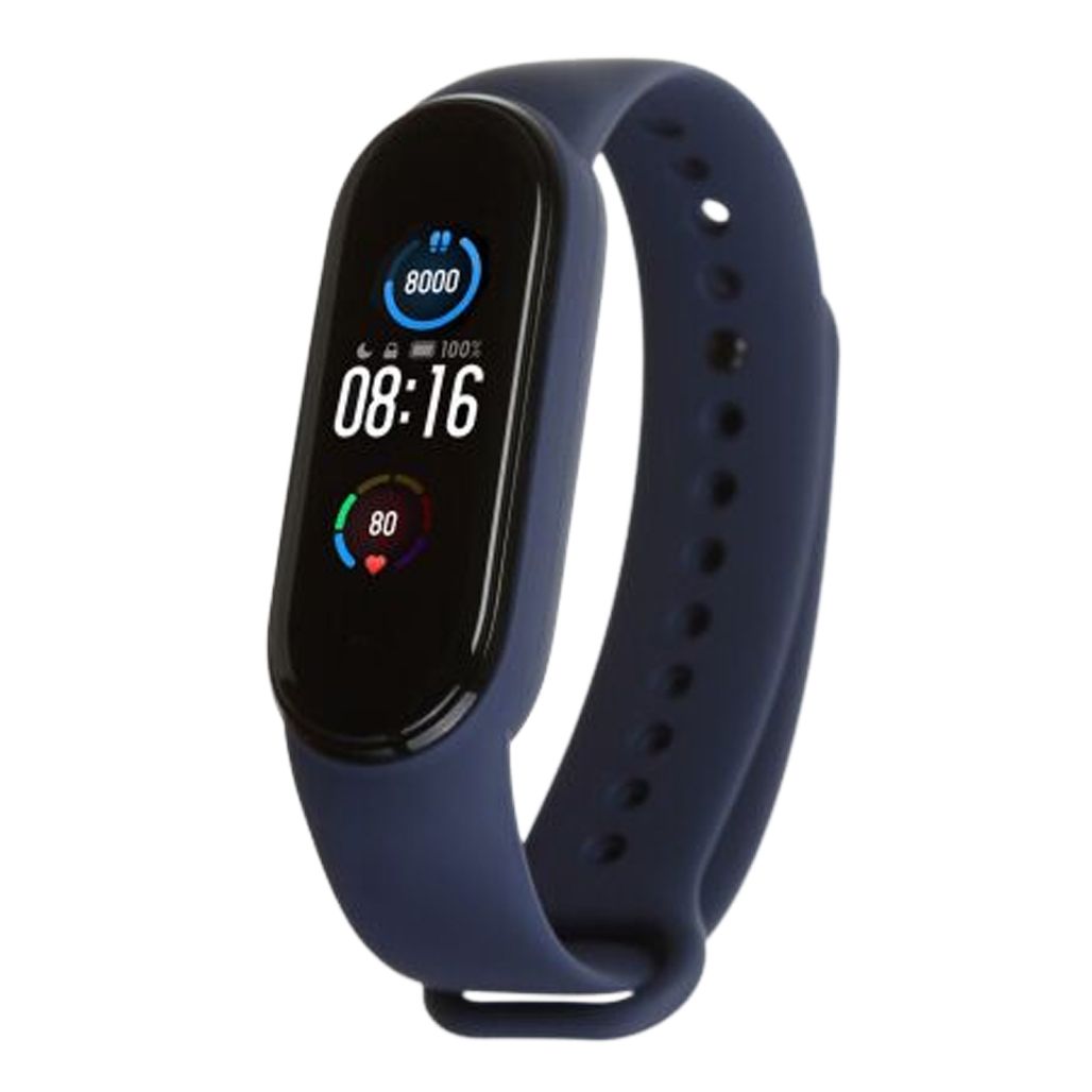

Силіконовий ремінець для Xiaomi MI Band 5 / MI Band 6 (Midnight Blue)