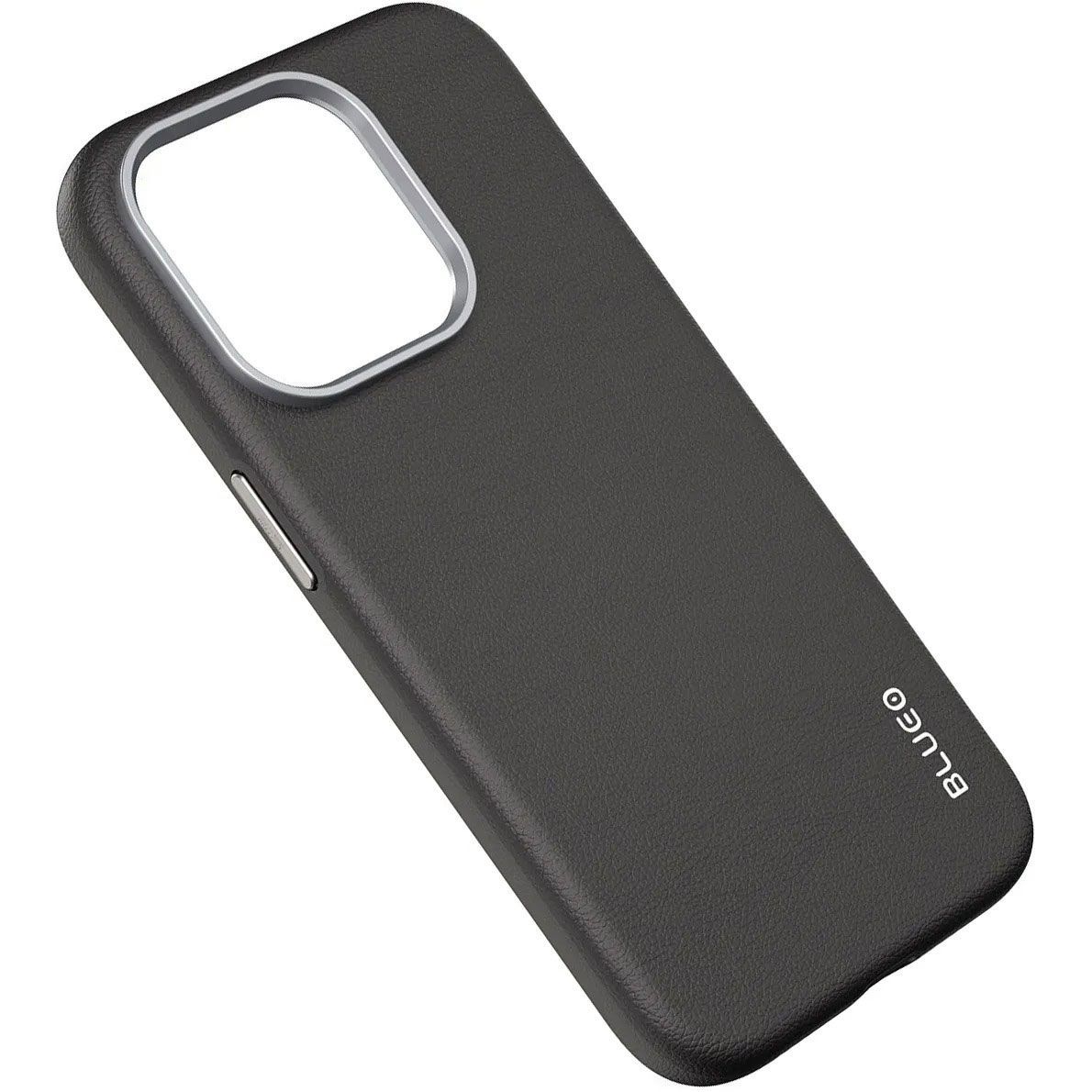 Чохол Blueo Leather Case with MagSafe для Apple iPhone 15 Pro Black