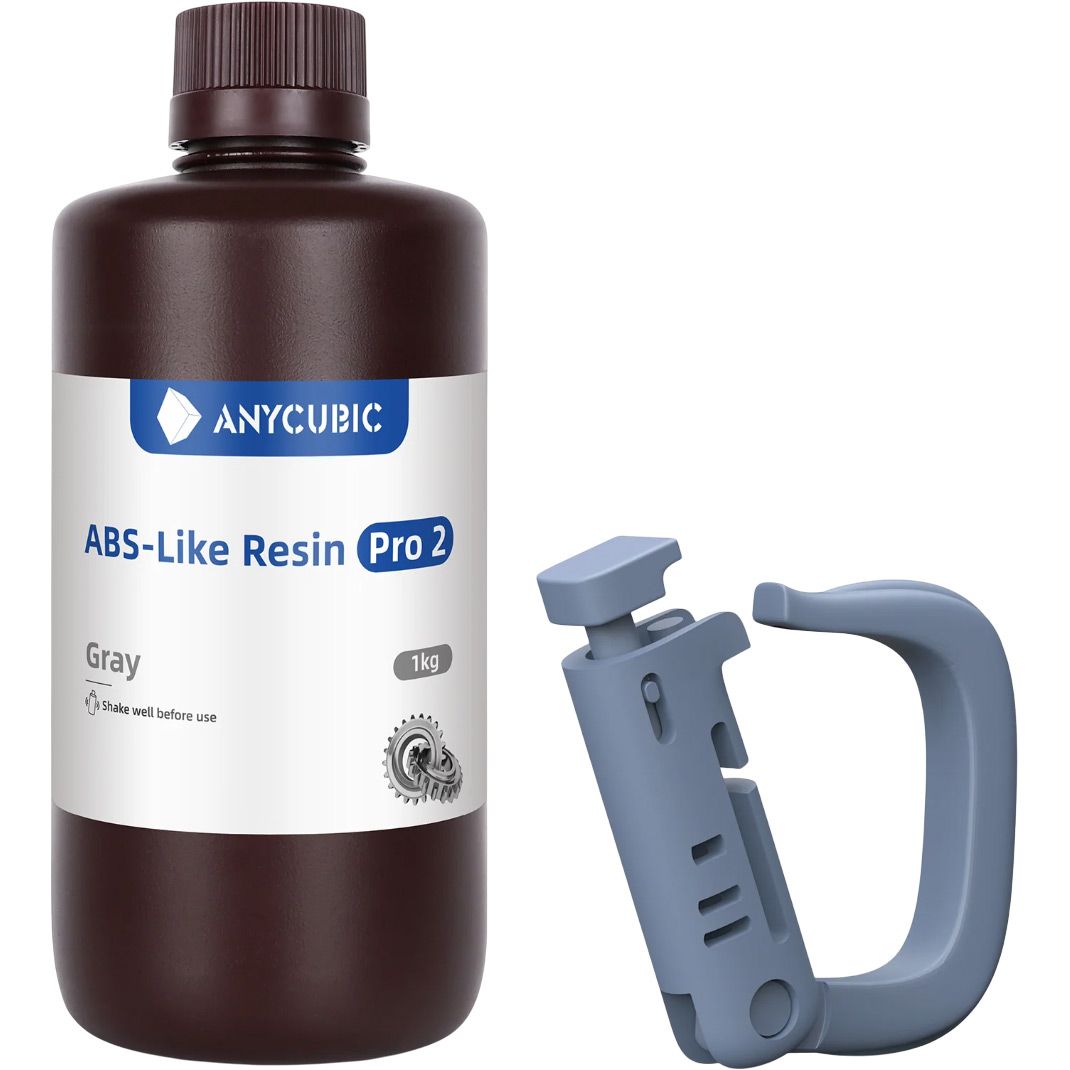 

Фотополімерна смола для 3D-принтера Anycubic ABS-Like Resin Pro 2 1kg Grey (SABP2GY-102A)