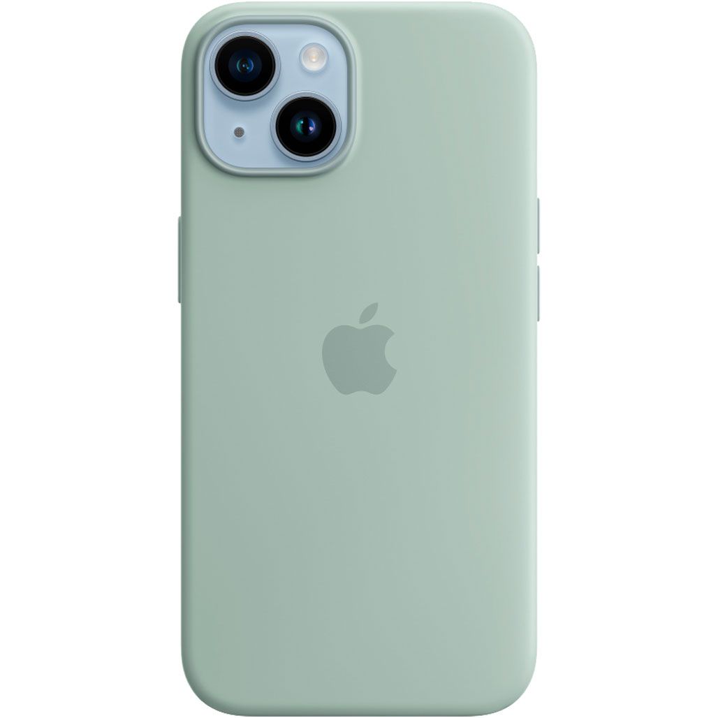 Чехол Silicone Case with MagSafe для Apple iPhone 14 Succulent ААА