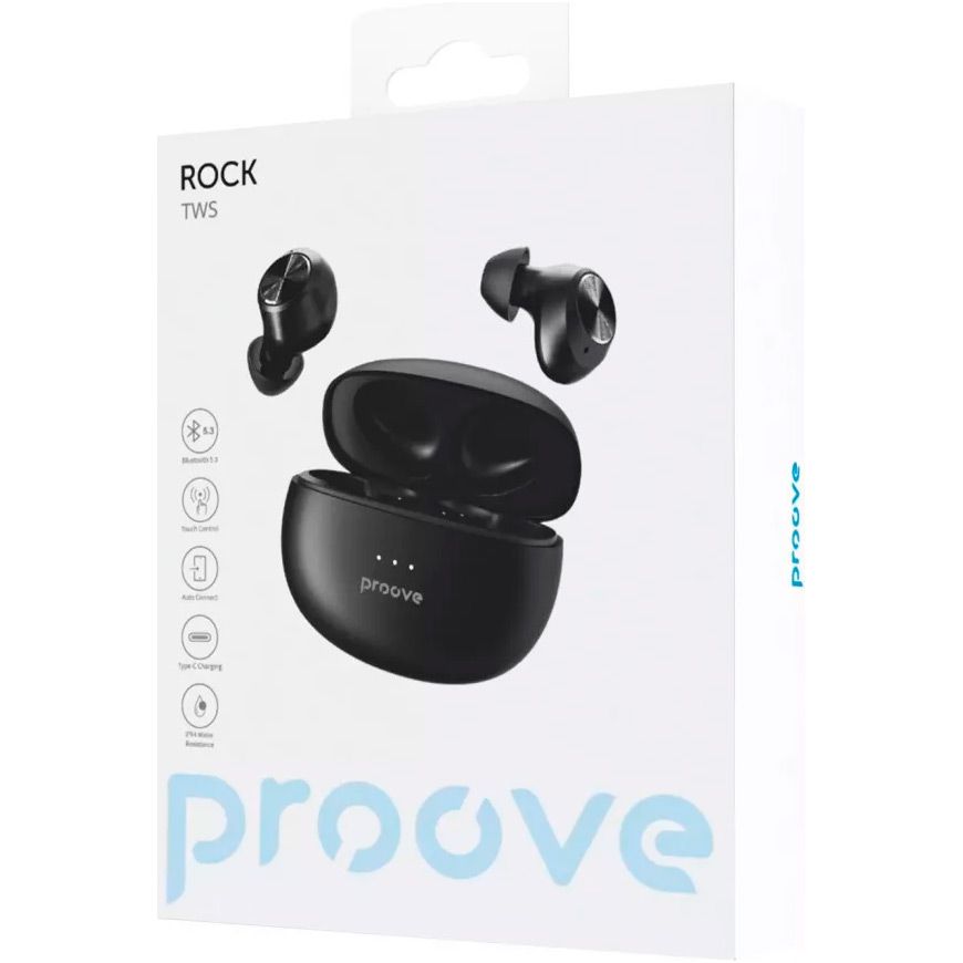 Навушники Proove Rock TWS Black (TWRC00010001)