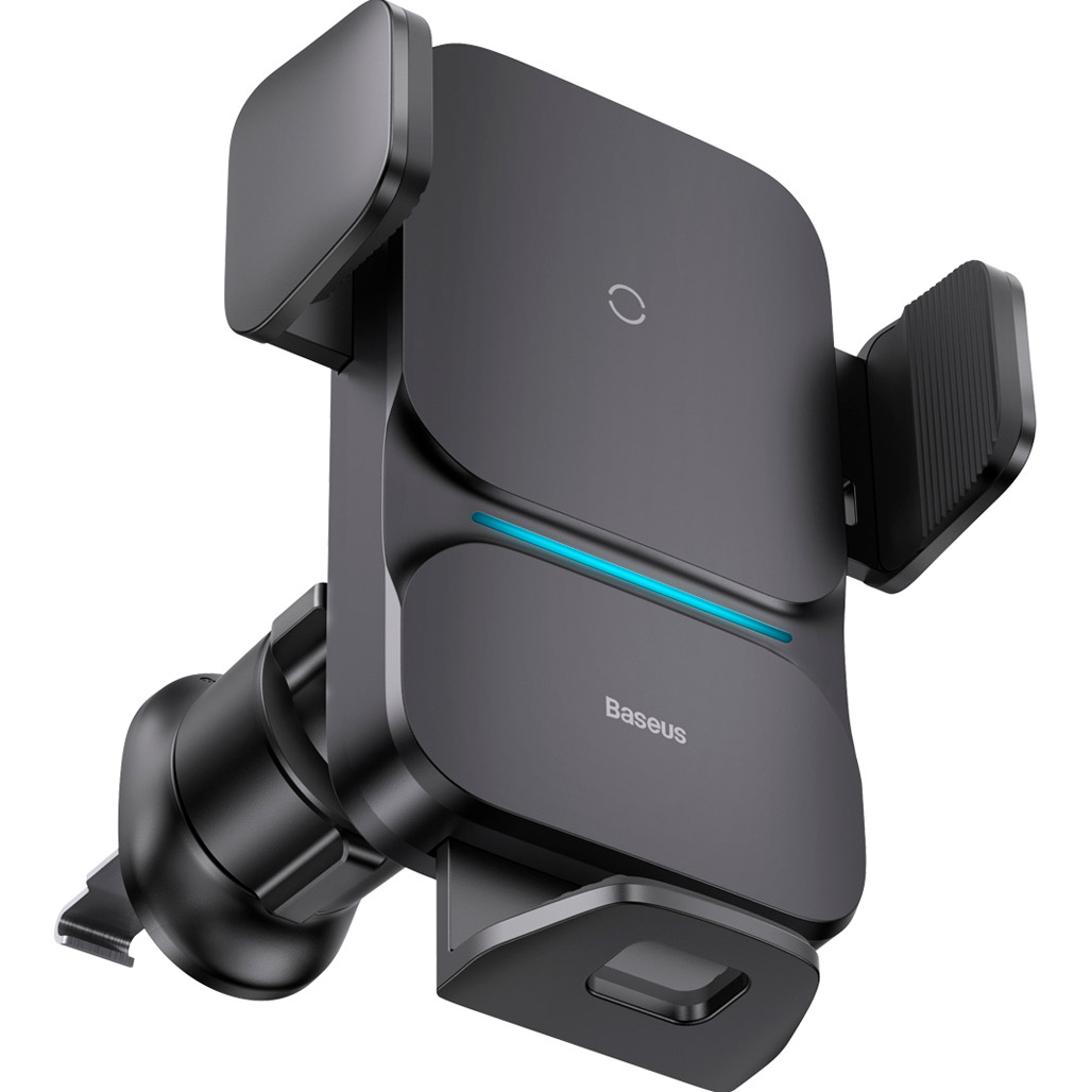 

Автотримач із бездротовою зарядкою Baseus Wisdom Auto Alignment 15W Black (CGZX000001)