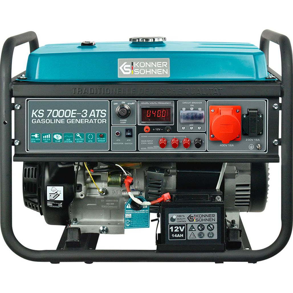 

Генератор бензиновый Konner&Sohnen KS 7000E-3 ATS