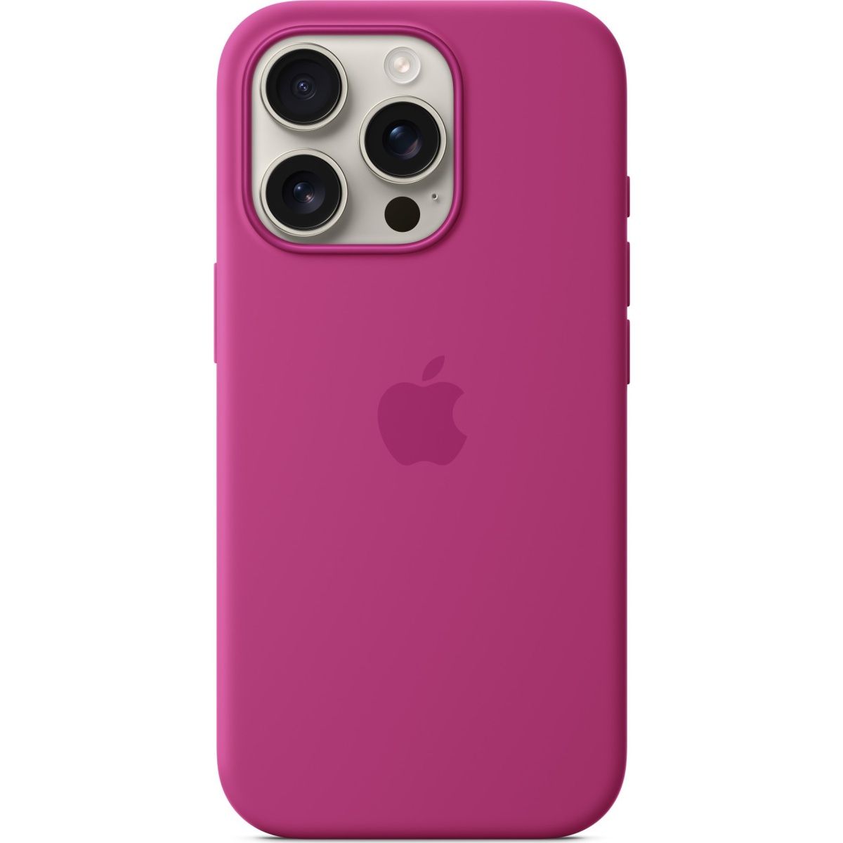 Чохол Apple Silicone Case with MagSafe для iPhone 16 Pro Fuchsia (MYYN3ZM/A)