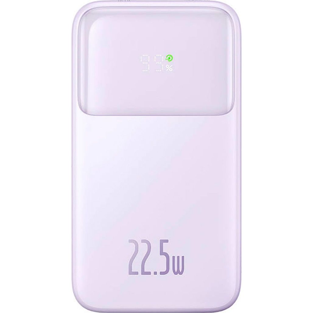 

Зовнішній акумулятор Baseus Comet Digital Display 10000mAh 22.5W Purple (PPMD020005)