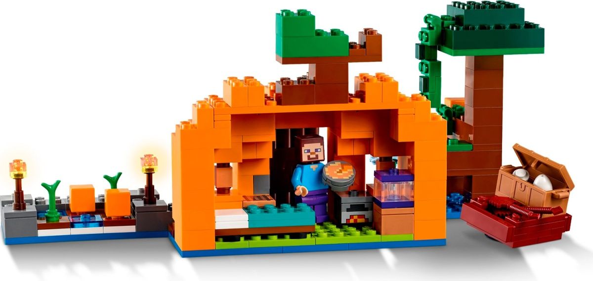 Конструктор LEGO Minecraft Гарбузова ферма (21248)