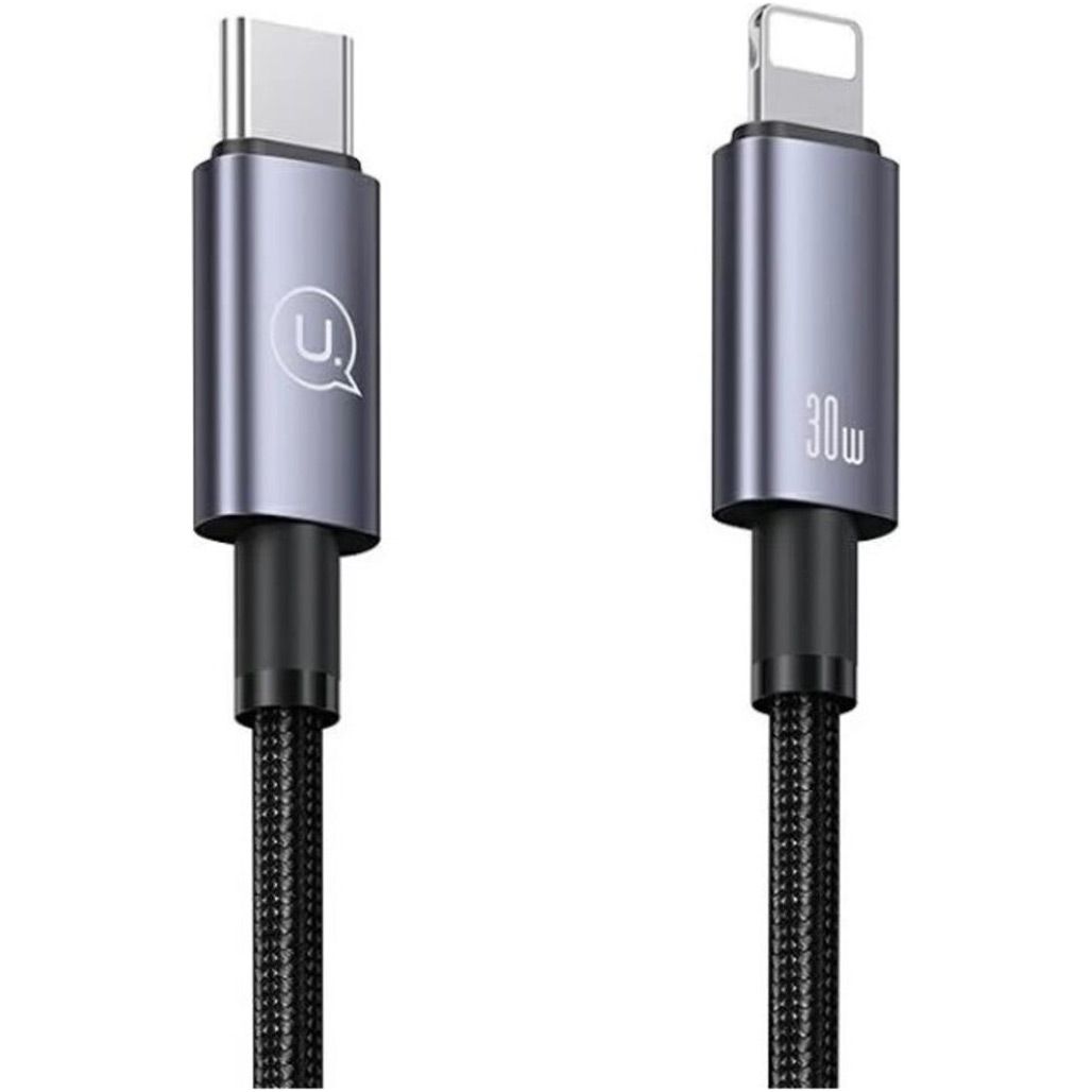 

Кабель Usams US-SJ679 USB-C to Lightning 30W 3A 0.25m Tarnish (SJ679USB01)