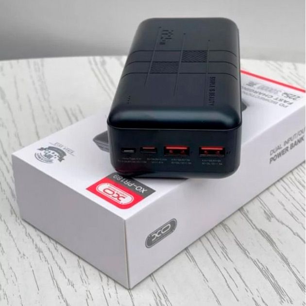 Зовнішній акумулятор XO PR189 30000mAh 22.5W Black
