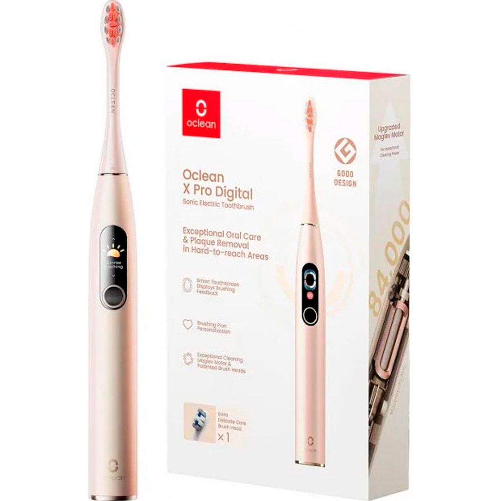 Електрична зубна щітка Oclean X Pro Digital Smart Sonic Toothbrush Champagne Gold