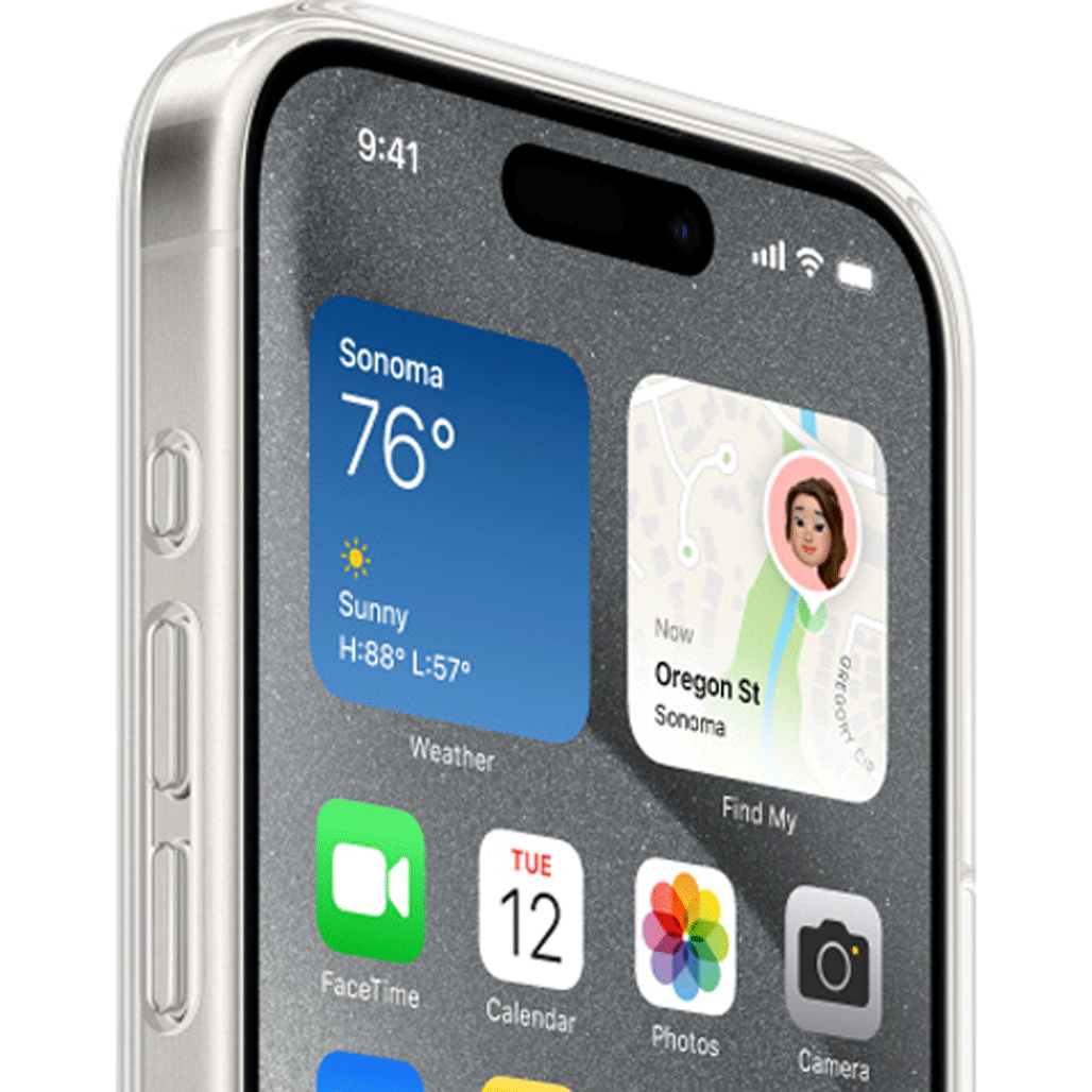 Чохол Clear Case with MagSafe для Apple iPhone 15 Pro Transparent AAA 