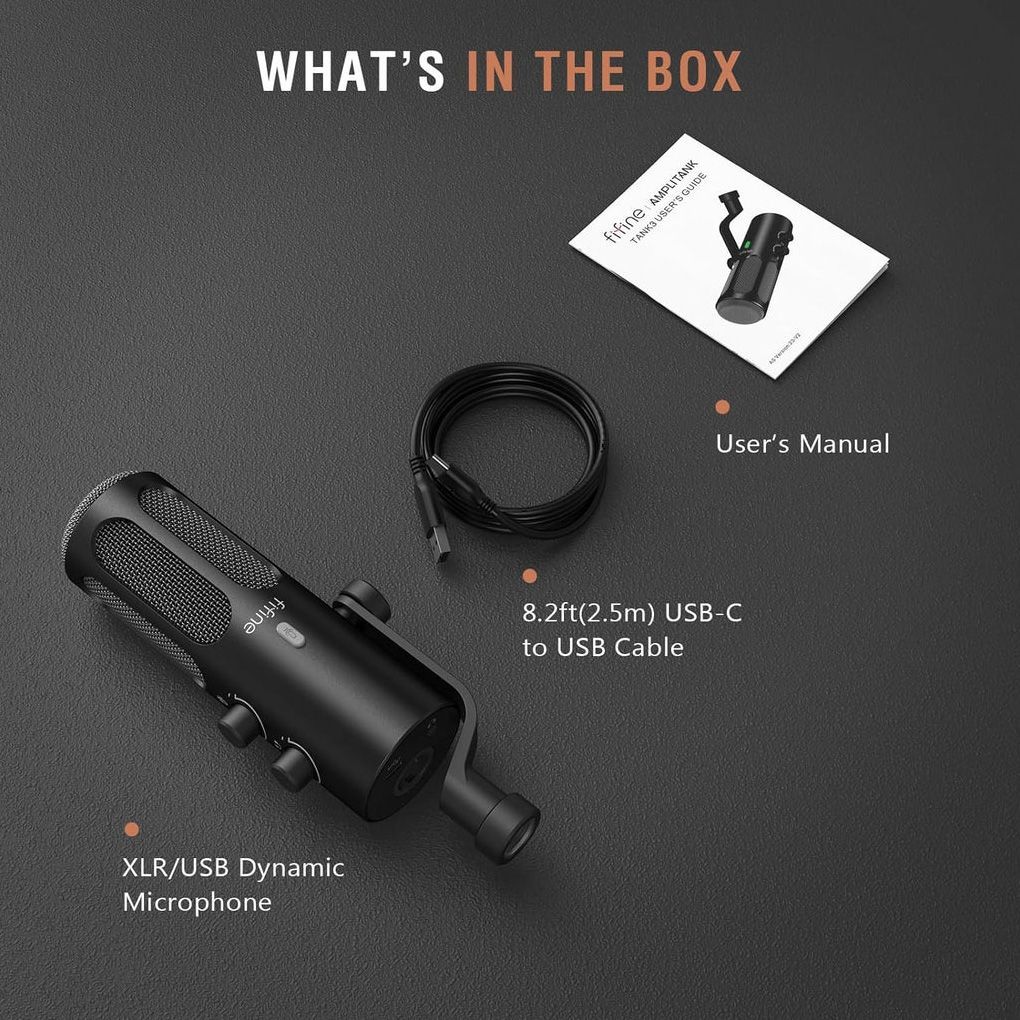 Мікрофон Fifine Tank 3 Black