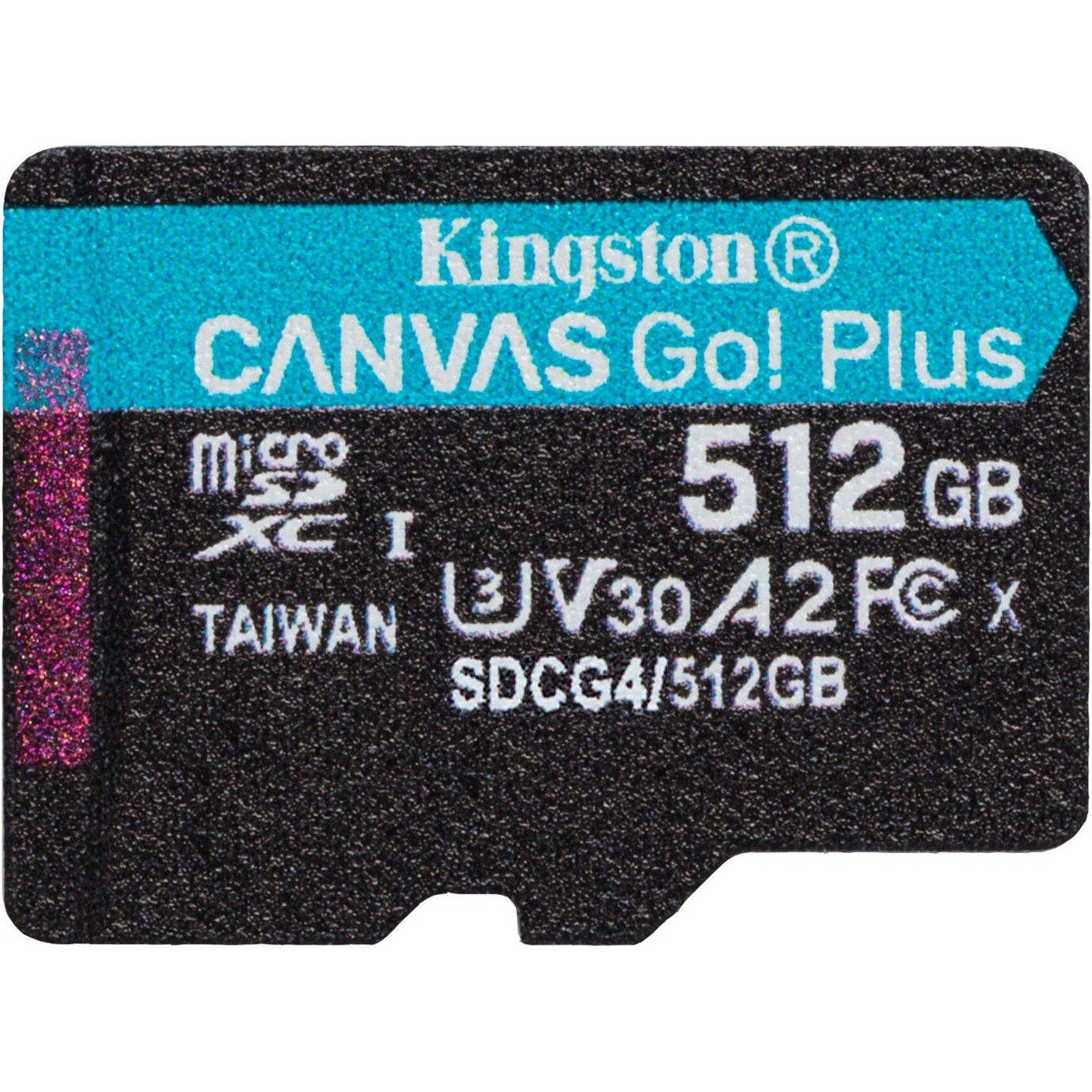 

Карта пам'яті Kingston microSDXC Canvas Go! Plus 512GB Class 10 UHS-I U3 V30 A2 (SDCG4/512GBSP)