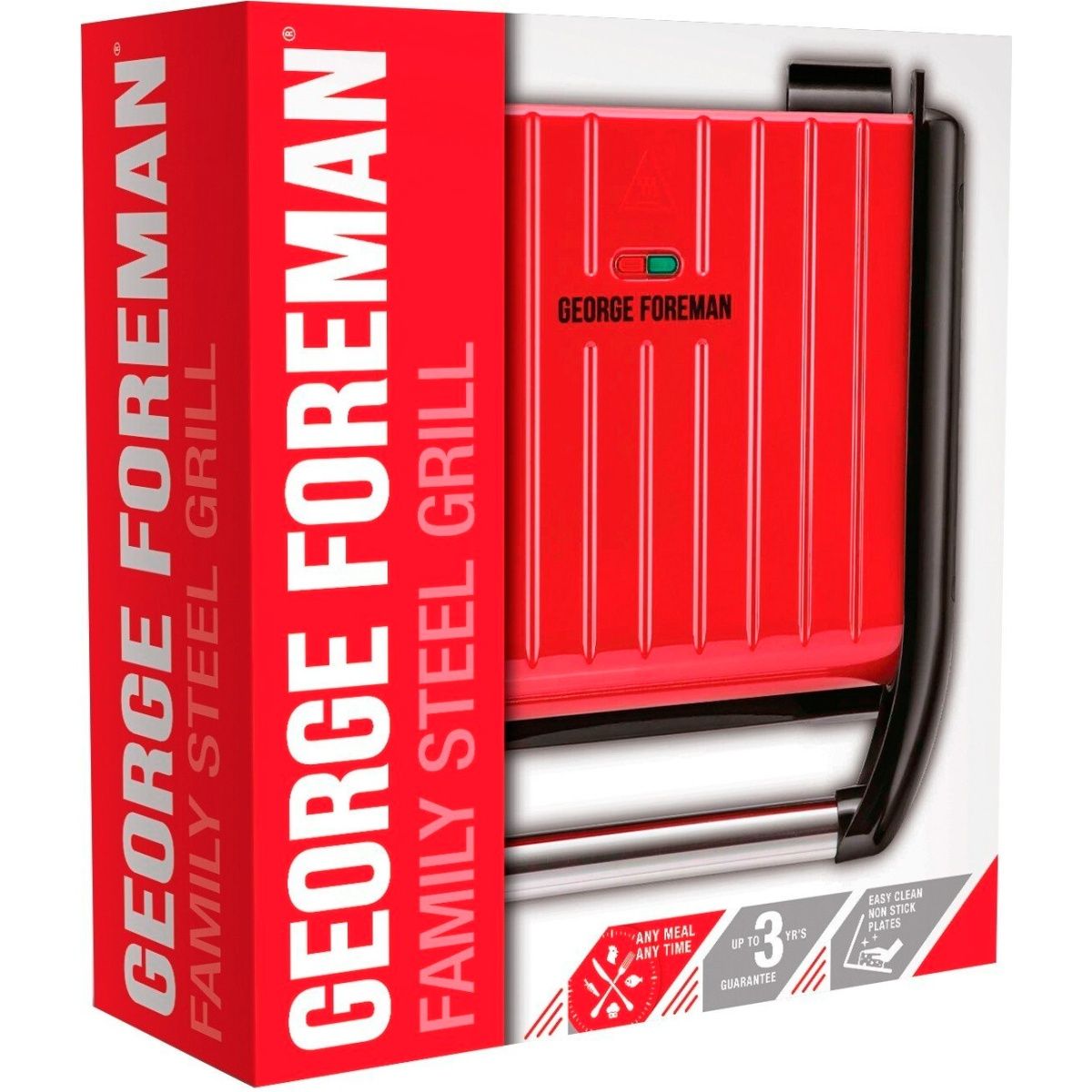 Електрогриль George Foreman Family Steel Grill 25040-56