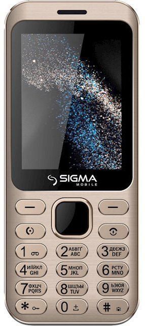 

Мобильный телефон Sigma mobile X-style 33 Steel (Gold) UA-UCRF, Золотой (gold)
