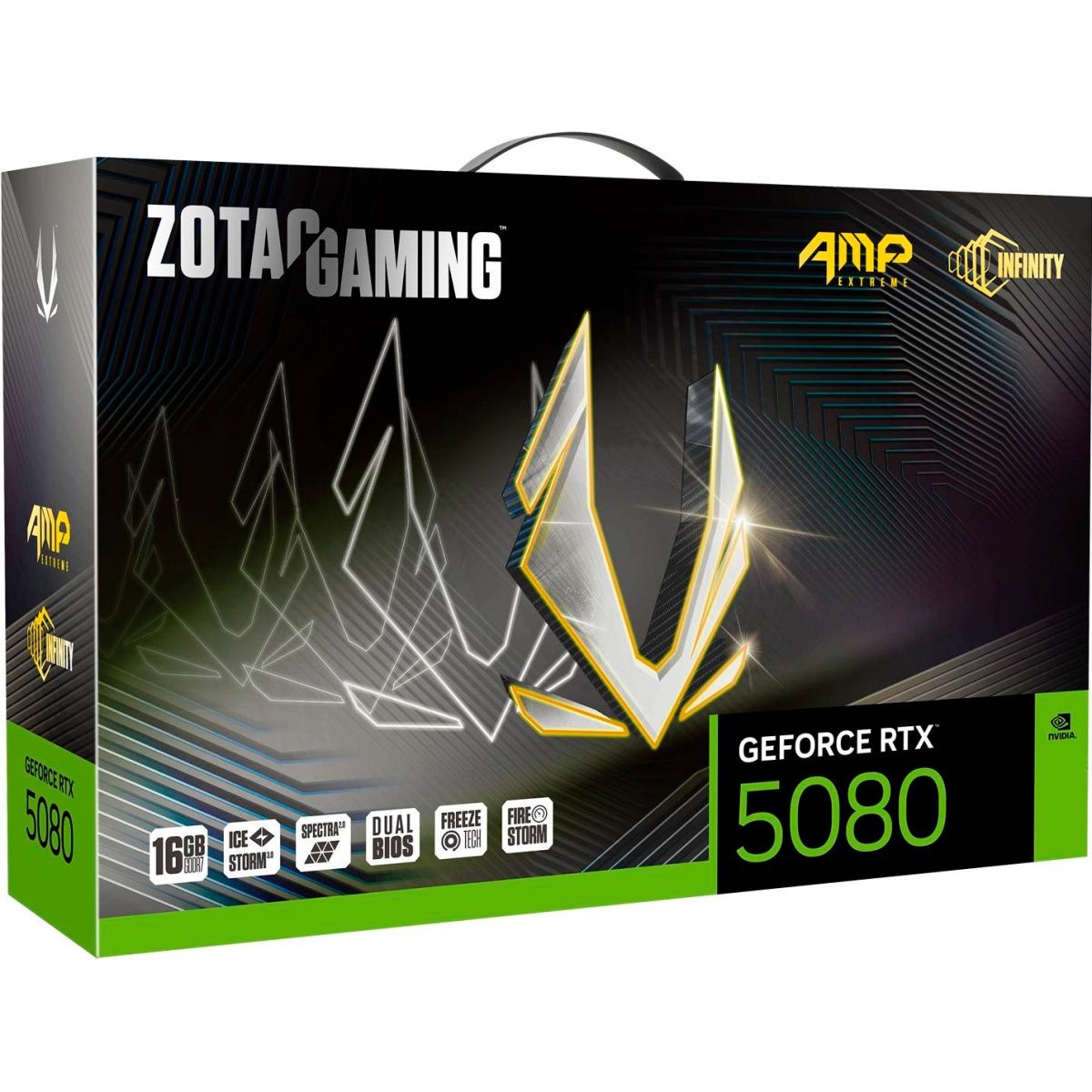 Відеокарта Zotac Gaming GeForce RTX 5080 AMP Extreme INFINITY 16GB (ZT-B50800B-10P) EU