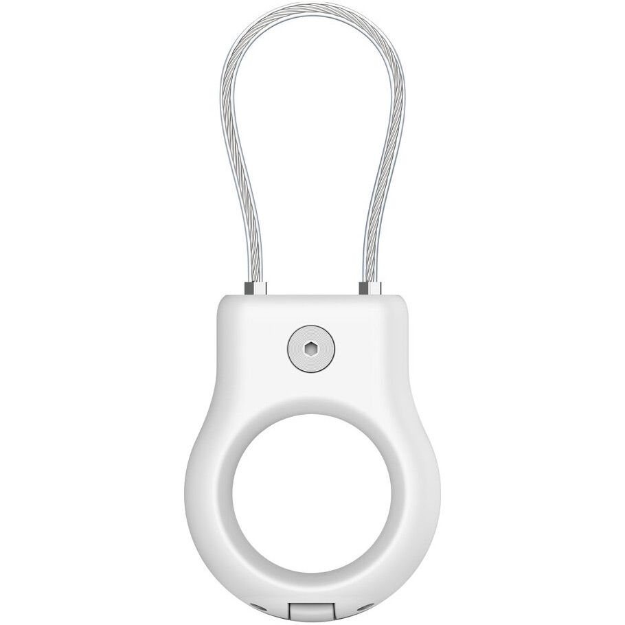 

Чохол для пошукової мітки Apple AirTag Keychain with Wire Cable White