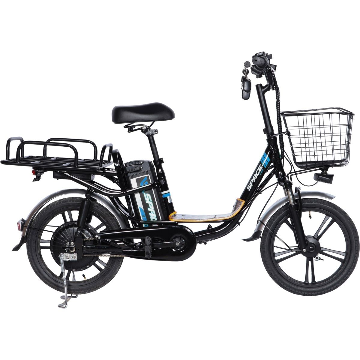 

Електровелосипед Space eELDORADO 18" 2025 10Аh Black-blue (ELB-SP-18-002)