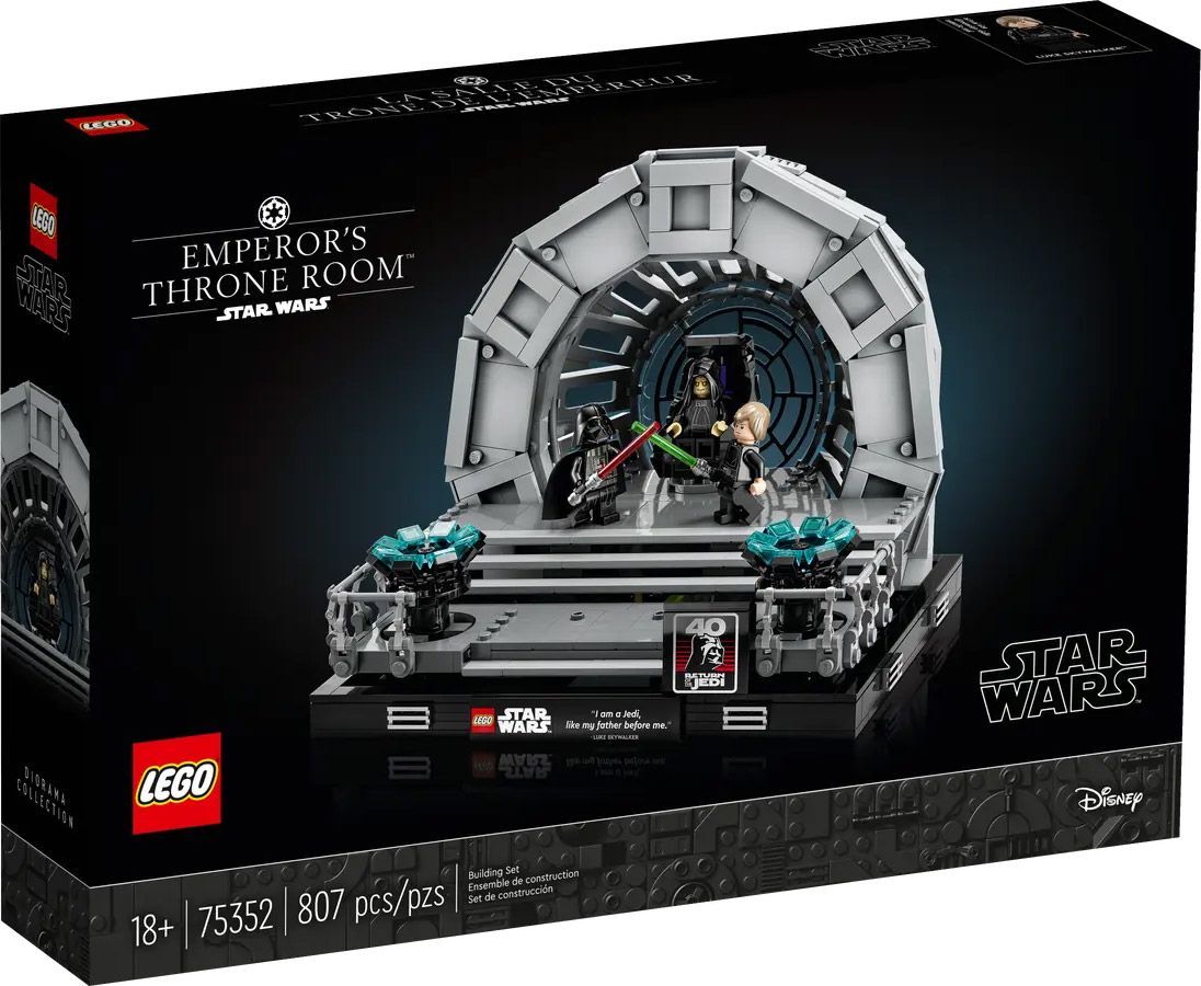 Конструктор LEGO Star Wars Діорама Тронний зал імператора (75352)