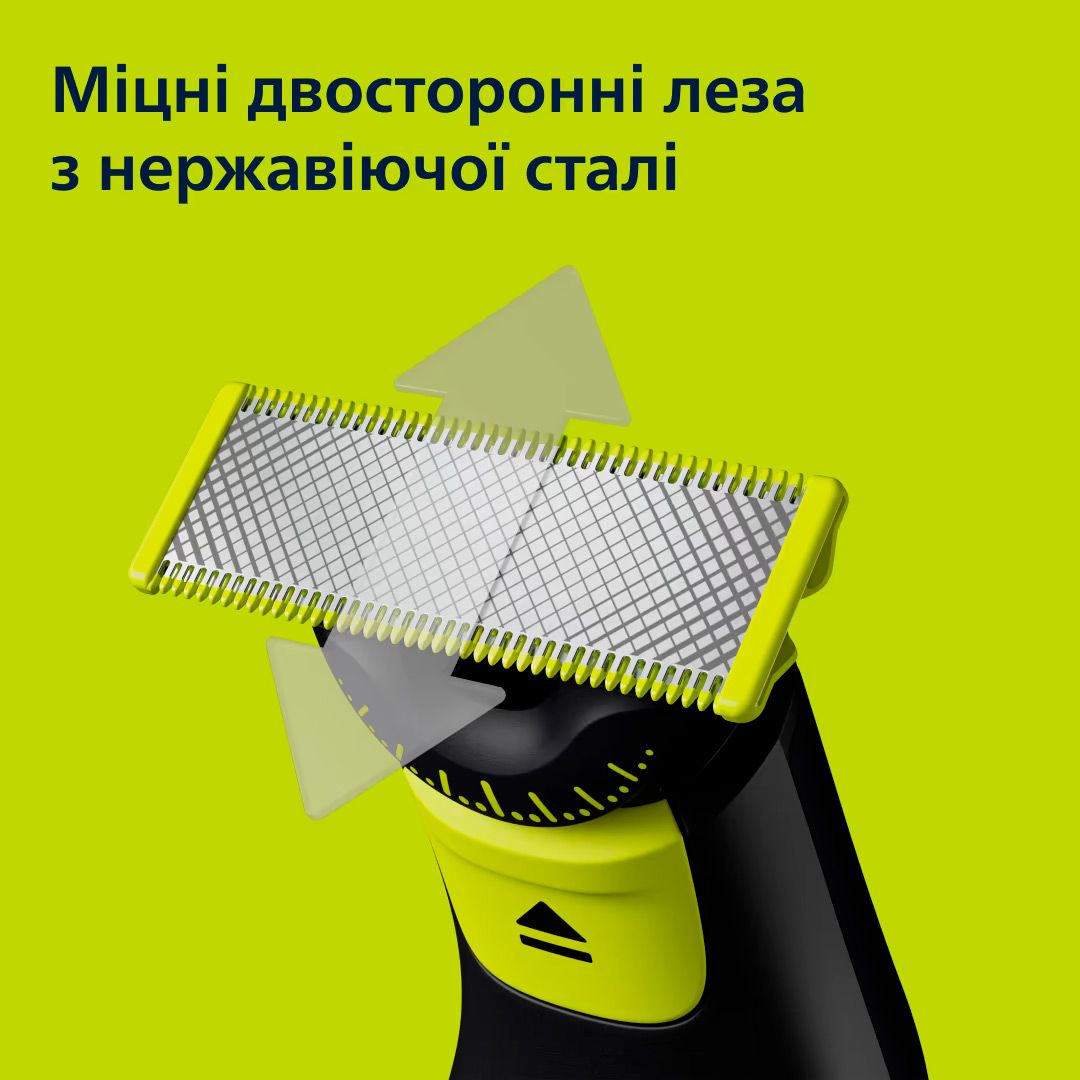 Тример для бороди та вусів Philips OneBlade Pro 360 QP6542/15