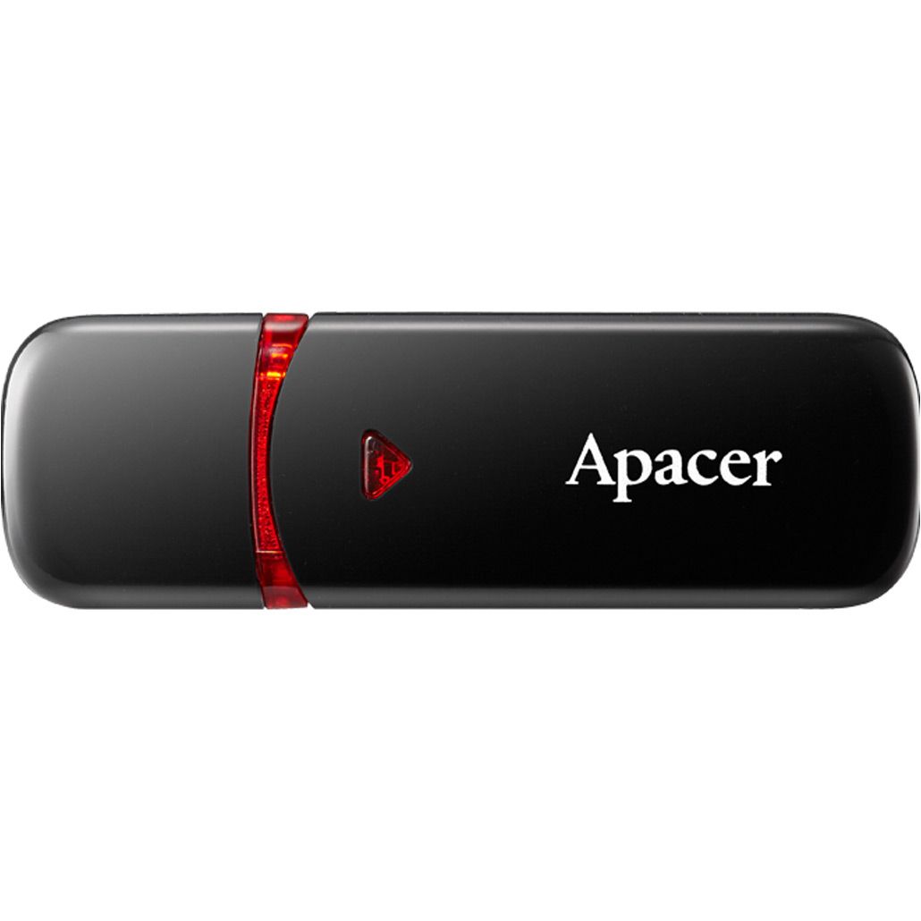 USB флеш-накопичувач Apacer AH333 32GB USB-A 2.0 Black (AP32GAH333B-1)